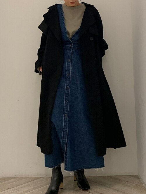 植木綾夏 Staff Lagunamoon Lagunamoonのトレンチコートを使ったコーディネート Wear