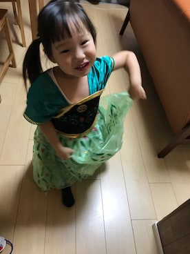 「wearhalloween2017」｜「アイテム（ワンピース/ドレス）」を使った、KOHARUさん（キッズ・90cm）の秋コーディネート