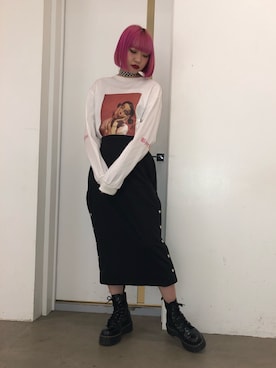 「アイテム（ピアス（両耳用））」を使った、DAIAさん（レディース・164cm・20代）の秋コーディネート