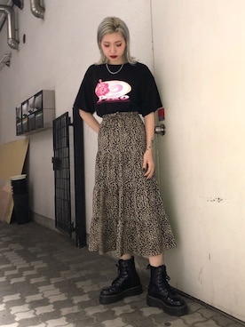 「ミディスカート」｜DAIAさん（レディース・165cm）の夏コーディネート