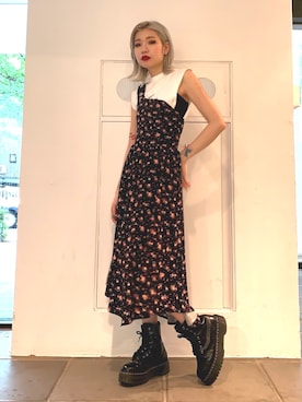 「ミディスカート」｜DAIAさん（レディース・165cm）の夏コーディネート