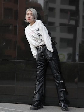 「ストリートファッション」｜DAIAさん（レディース・165cm）の秋コーディネート