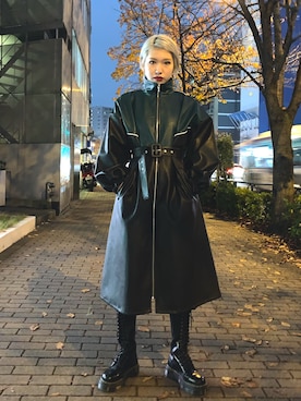 「モードストリート」｜「アイテム（その他シューズ）」を使った、DAIAさん（レディース・165cm）の冬コーディネート