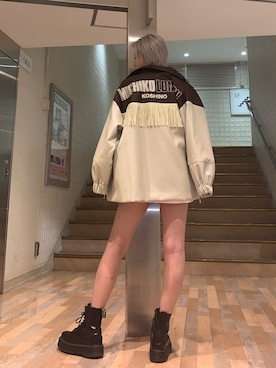 「MICHIKO LONDON」｜DAIAさん（レディース・165cm）の冬コーディネート