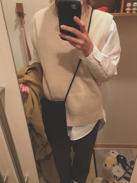 わし子さん（レディース・157cm）の秋コーディネート