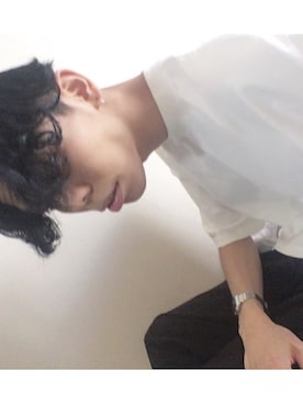 「アイテム（イヤリング）」を使った、ケイさん（メンズ・171cm・20代）の春コーディネート