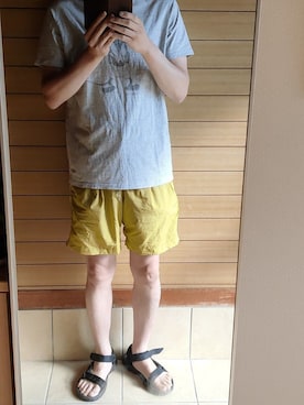 「うみ」｜ナンさんさん（メンズ・180cm）の夏コーディネート