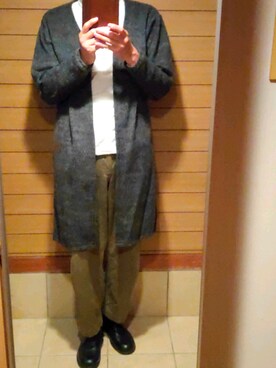「melple（メイプル）のアイテム」を使った、ナンさんさん（メンズ・180cm）の秋コーディネート