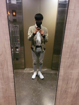 「アイテム（MA-1）」を使った、chidawuさん（メンズ・180cm・40代）の春コーディネート