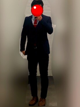 「アイテム（フォーマルスーツ/小物）」を使った、KENさん（メンズ・165cm・20代）の冬コーディネート