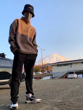 「春カラー」｜「アイテム（その他アウター）」を使った、TPさん（メンズ・177cm）の冬コーディネート