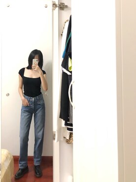 「休闲」｜「アイテム（その他シューズ）」を使った、VIVIDWONGさん（レディース・174cm）の夏コーディネート