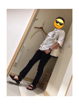 「JUNRED（ジュンレッド）のアイテム（トートバッグ）」を使った、うし🐄さん（メンズ・177cm）の春コーディネート