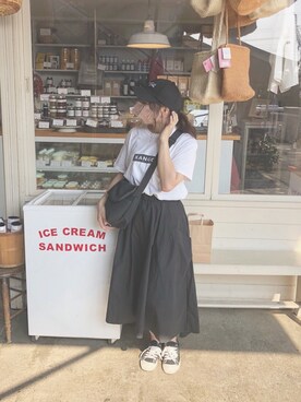 うし🐄さん（レディース・159cm）の夏コーディネート