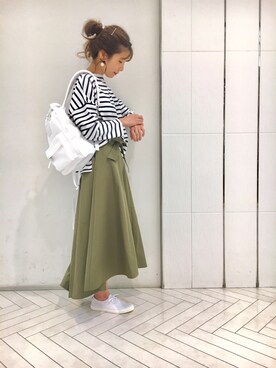 risa kawanakaさん（レディース・158cm）の冬コーディネート