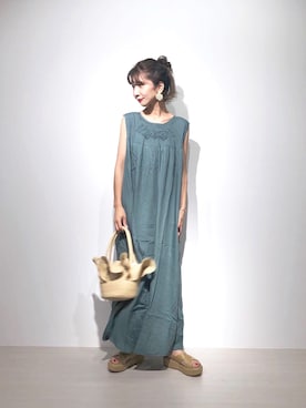 risa kawanakaさん（レディース・157cm）の夏コーディネート