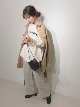 risa kawanakaさん（レディース・158cm）の冬コーディネート