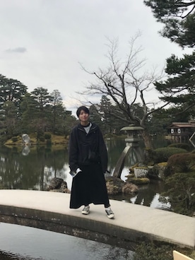 「CLAMP（クランプ）のアイテム」を使った、くーさん（レディース・156cm）の春コーディネート