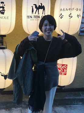 「Littlesuzie」｜「アイテム（ファッション雑貨）」を使った、くーさん（レディース・156cm）の春コーディネート