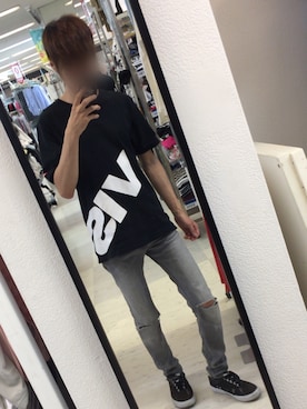 「VISION（ヴィジョン）のアイテム（トップス）」を使った、kousukeさん（メンズ・173cm）の夏コーディネート