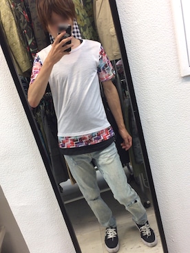 kousukeさん（メンズ・173cm）の夏コーディネート