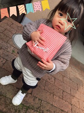 ‎⋆KOHA‎⋆さん（キッズ・80cm）の冬コーディネート