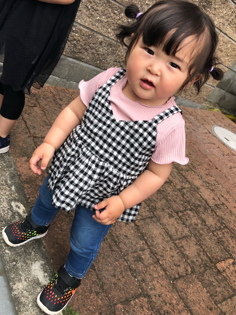 「Birthdayのアイテム（Tシャツ/カットソー、その他）」を使った、‎⋆KOHA‎⋆さん（キッズ・90cm）の夏コーディネートの1枚目の写真