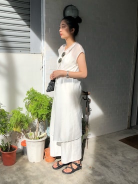 yenxuannnさん（レディース・175cm）の春コーディネート