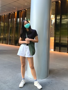 「RUST（ラスト）のアイテム（バッグ）」を使った、hsiang1989さん（レディース・164cm）の春コーディネート