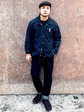 「古着好きな人と繋がりたい」｜「アイテム（モカシン/デッキシューズ）」を使った、ShoheiBieberさん（メンズ・170cm）の夏コーディネート