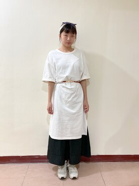 「多層次穿搭」｜巧巧さん（レディース・155cm）の夏コーディネート