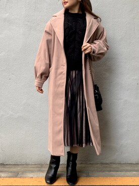 Yui_Jさん(レディース・156cm)の冬コーディネート