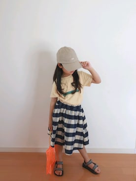 「Lee（リー）のアイテム」を使った、aonanaさん（キッズ・110cm）の春コーディネート