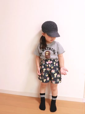 aonanaさん（キッズ・110cm）の夏コーディネート