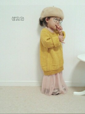 ピスコ☆兄妹さん(キッズ・80cm)の冬コーディネート