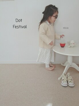 「水筒屋を応援しています」｜ピスコ☆兄妹さん（キッズ・90cm）の春コーディネート