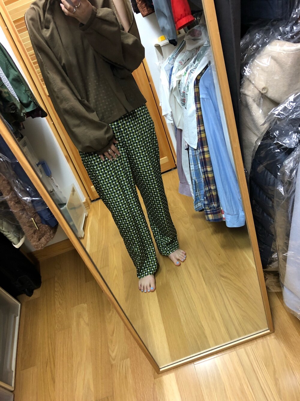 パンツ roku 6 tsubu print pants 6（ロク）の「＜6(ROKU)＞TSUBU PRINT PANTS/パンツ（その他