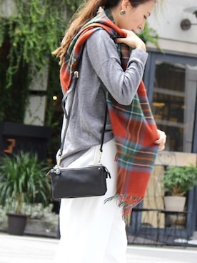 **JUN**さん（レディース・165cm）の秋コーディネート