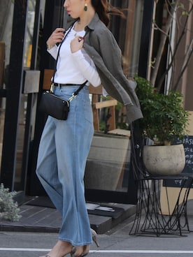 **JUN**さん（レディース・165cm）の春コーディネート