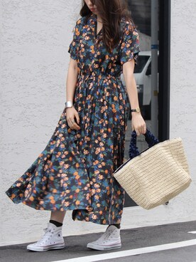 **JUN**さん（レディース・165cm）の夏コーディネート