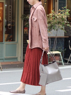 **JUN**さん（レディース・165cm）の秋コーディネート