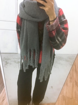 「ニットコーデ」｜「NIKE（ナイキ）のアイテム」を使った、**JUN**さん（レディース・165cm）の秋コーディネート