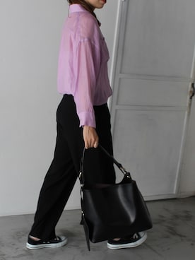 **JUN**さん（レディース・165cm）の夏コーディネート