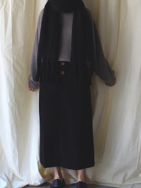 **JUN**さん（レディース・165cm）の秋コーディネート