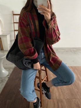 **JUN**さん(レディース・165cm)の秋コーディネート