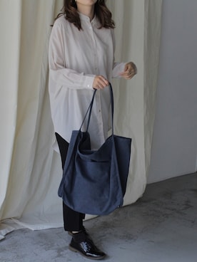 メンズのトートバッグ ブルー ネイビー 青色系 コーディネート Zozotown