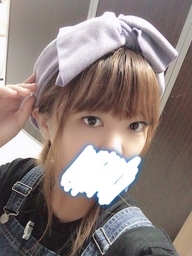 「Honeys（ハニーズ）のアイテム（サロペット/オーバーオール）」を使った、ゆうなさん（レディース・150cm）の秋コーディネート