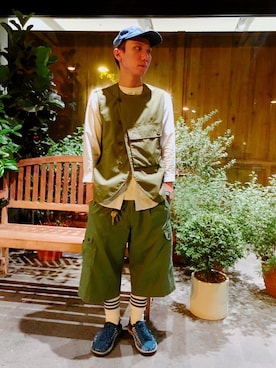 「plainme」｜caperさん（メンズ・165cm）の春コーディネート