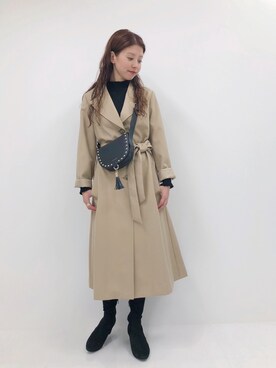 「JILL STUART（ジルスチュアート）のアイテム（ブルゾン）」を使った、chieさん（レディース・160cm）の秋コーディネート