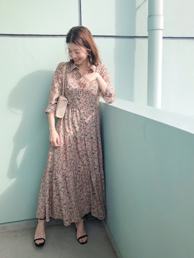 「JILL STUART（ジルスチュアート）の◆リンダアンクルストラップサンダル（サンダル）」を使った、chieさん（レディース・160cm）の春コーディネート